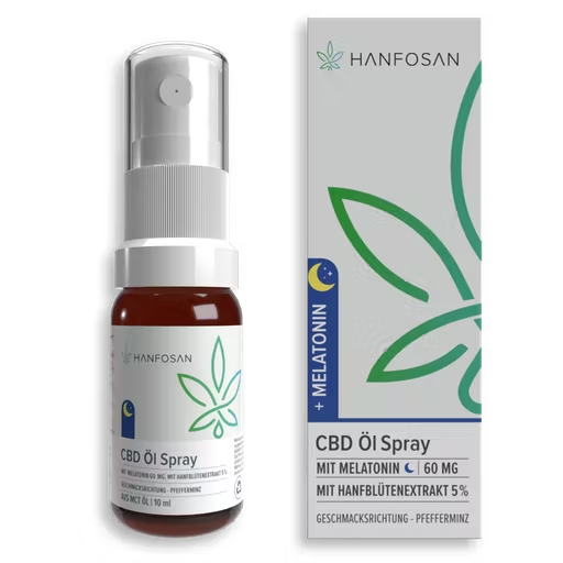 CBD Öl Tropfen mit Melatonin