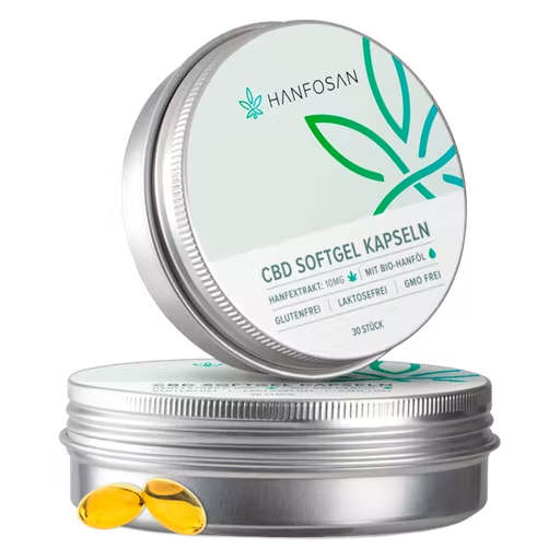 CBD Softgel Kapseln mit insgesamt 300 mg Cannabidiol